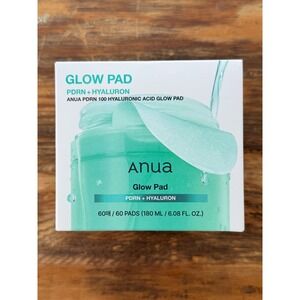 ANUA PDRN Hyaluronic Acid Glow Pads - 60 Pads for Hydration and‎ Radiance